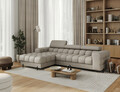 Coltar extensibil dreapta 3 locuri ELTAP, LT-20ROY, Felro, 285x181x93 cm, lemn/poliester, bej