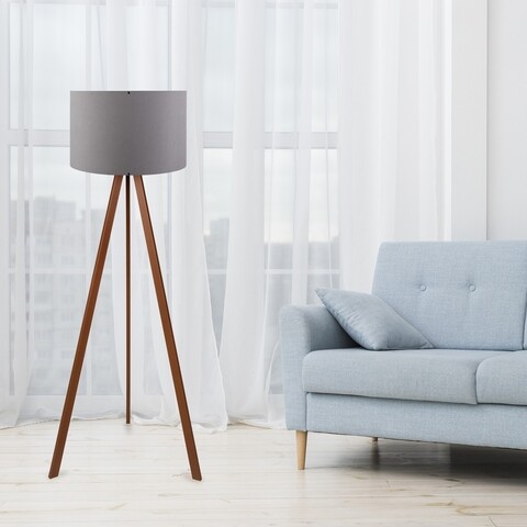 Lampadar, ayd-1529, insignio, 38 x 140 cm, 1 x e27, 60w, gri/maro
