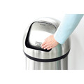 Cos de gunoi, Brabantia, Matt Steel, 60 L, 40x40x81 cm, otel, argintiu