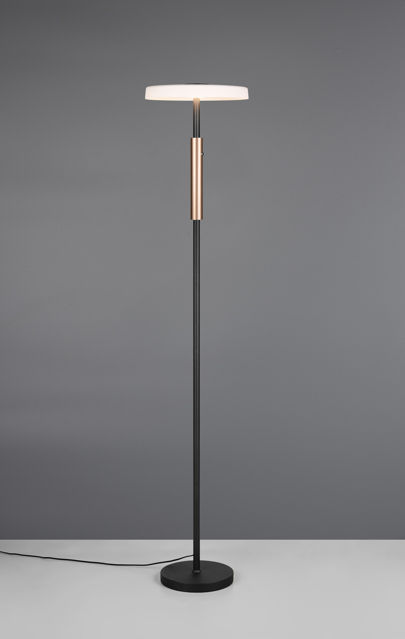 Lampadar Celeste, TRIO, 33x160 cm, 15W, 1x SMD LED, metal, negru/alb - 2 | YEO