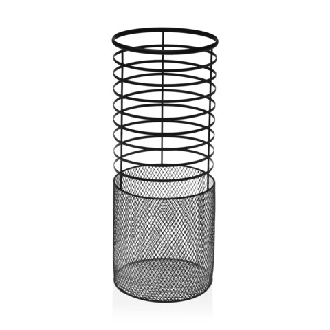 Suport pentru umbrele Nimes, Versa, 20 x 50 cm, metal, negru