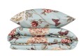Lenjerie de pat dubla King (US) Sandiego - Mint, Eponj Home, 3 piese, 260x220 cm, amestec bumbac, multicolor