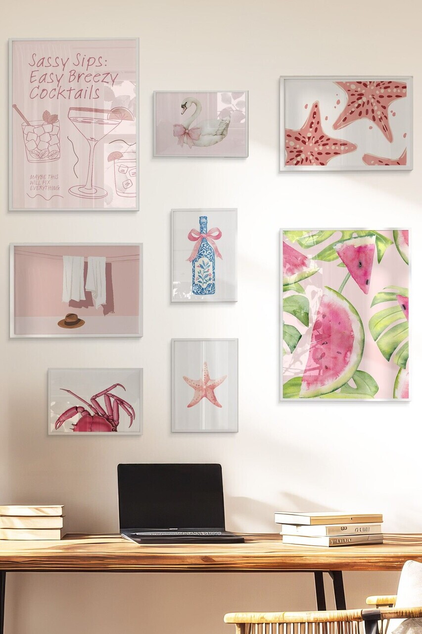 Tablou decorativ, Çgs-056-White-Kck, Lemn masiv, Față: 100% PVC STICLĂ, Multicolor - view 3