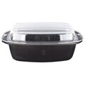 Vas pentru cuptor cu capac, Berlinger, Diamond Line, aluminiu/marmura/sticla termorezistenta