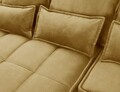 Coltar extensibil stanga 4 locuri ELTAP, LT-45MAN, Campo, 265x196x88 cm, lemn/poliester, mustar