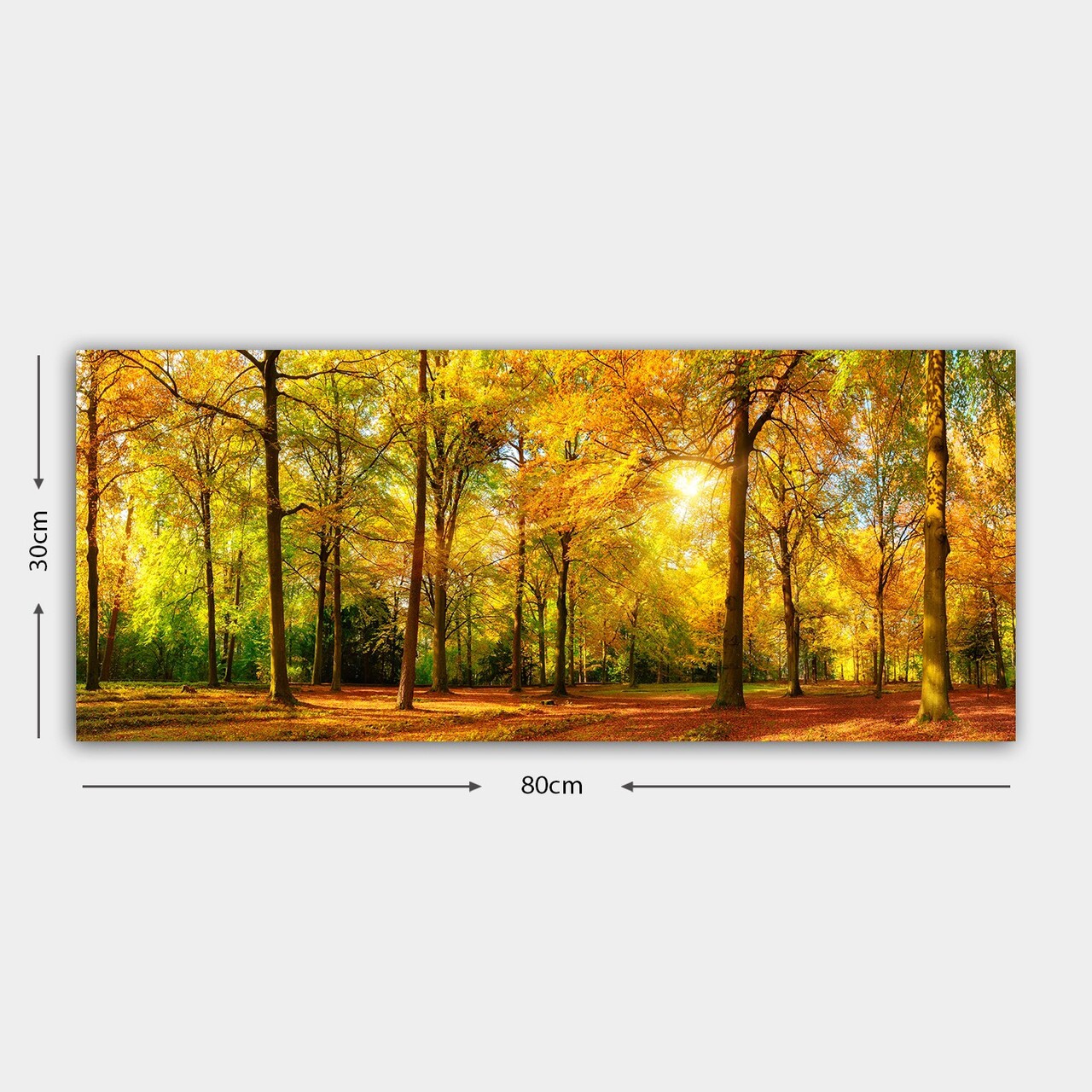 Tablou decorativ, YTY812718_3080, 30 x 80 cm, Multicolor - view 2