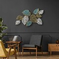 Decoratiune de perete, Horou, Metal, Dimensiune: 127 x 67 x 7 cm, Multicolor
