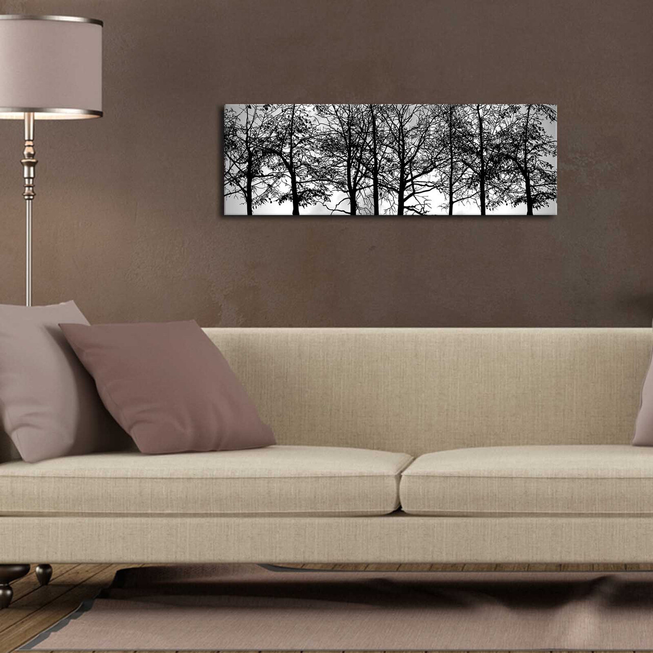 Tablou decorativ cu lumina LED, 3090DACT-72, 30 x 90 cm, Multicolor - view 4