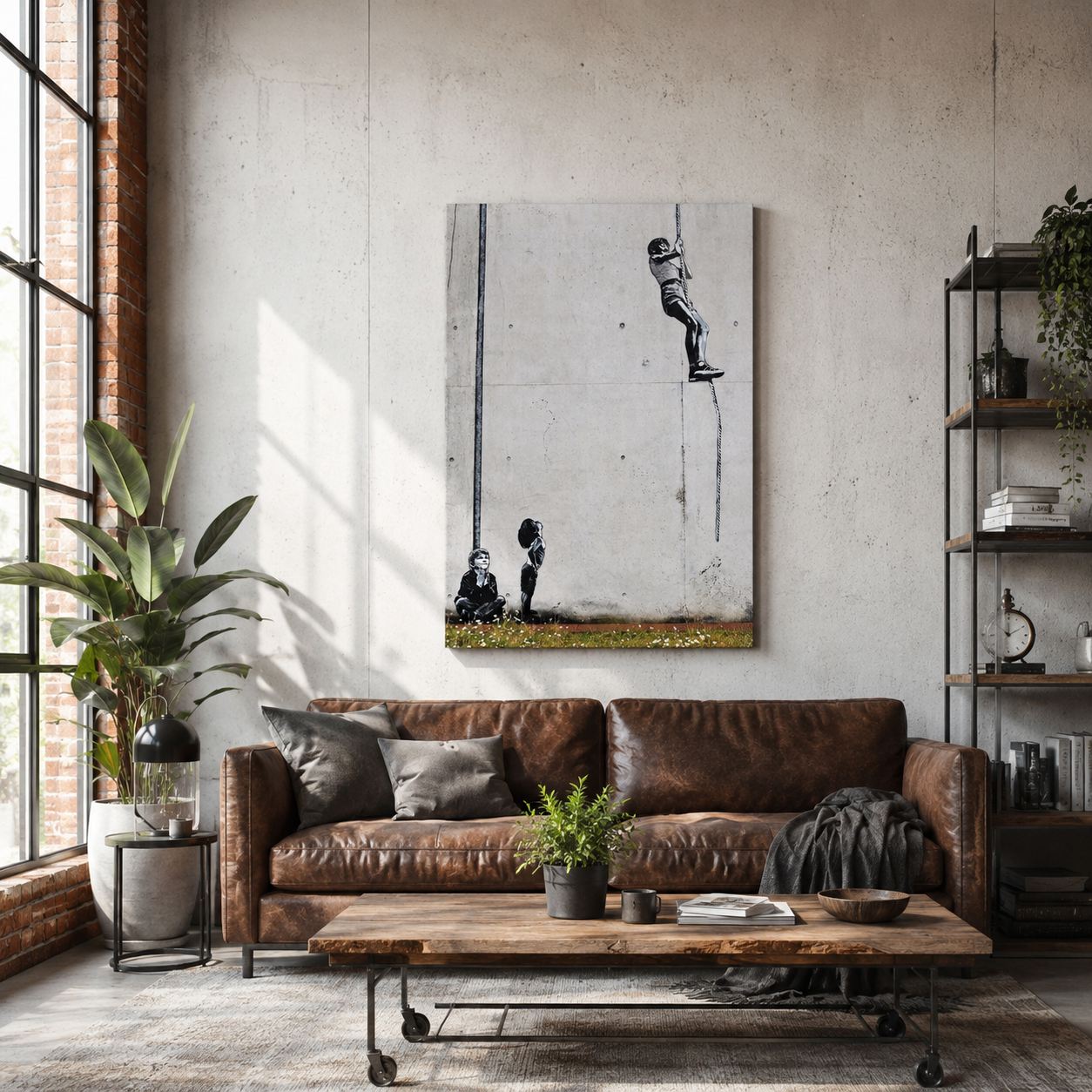Tablou decorativ, KNV12051, Canvas, Cadru: 100% lemn (grosime: 3 cm), Multicolor