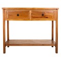 Consola Creaciones Meng, 95x78x41 cm, lemn de pin, maro