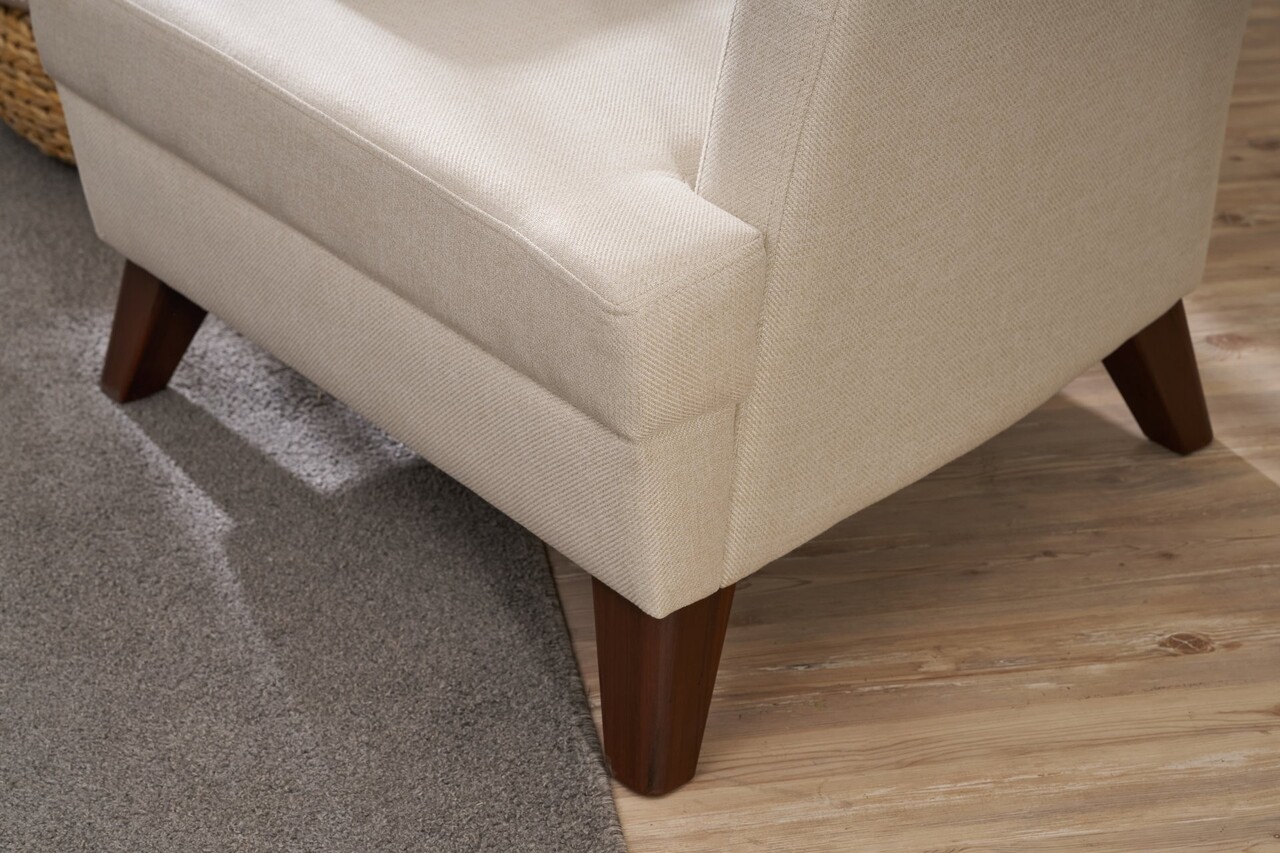 Fotoliu, Atelier del Sofa, 825BLC5244, Lemn, Crem - view 4