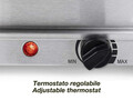 Incalzitor de servire bufet Beper, 300W, 63x37x14 cm, inox/plastic, argintiu