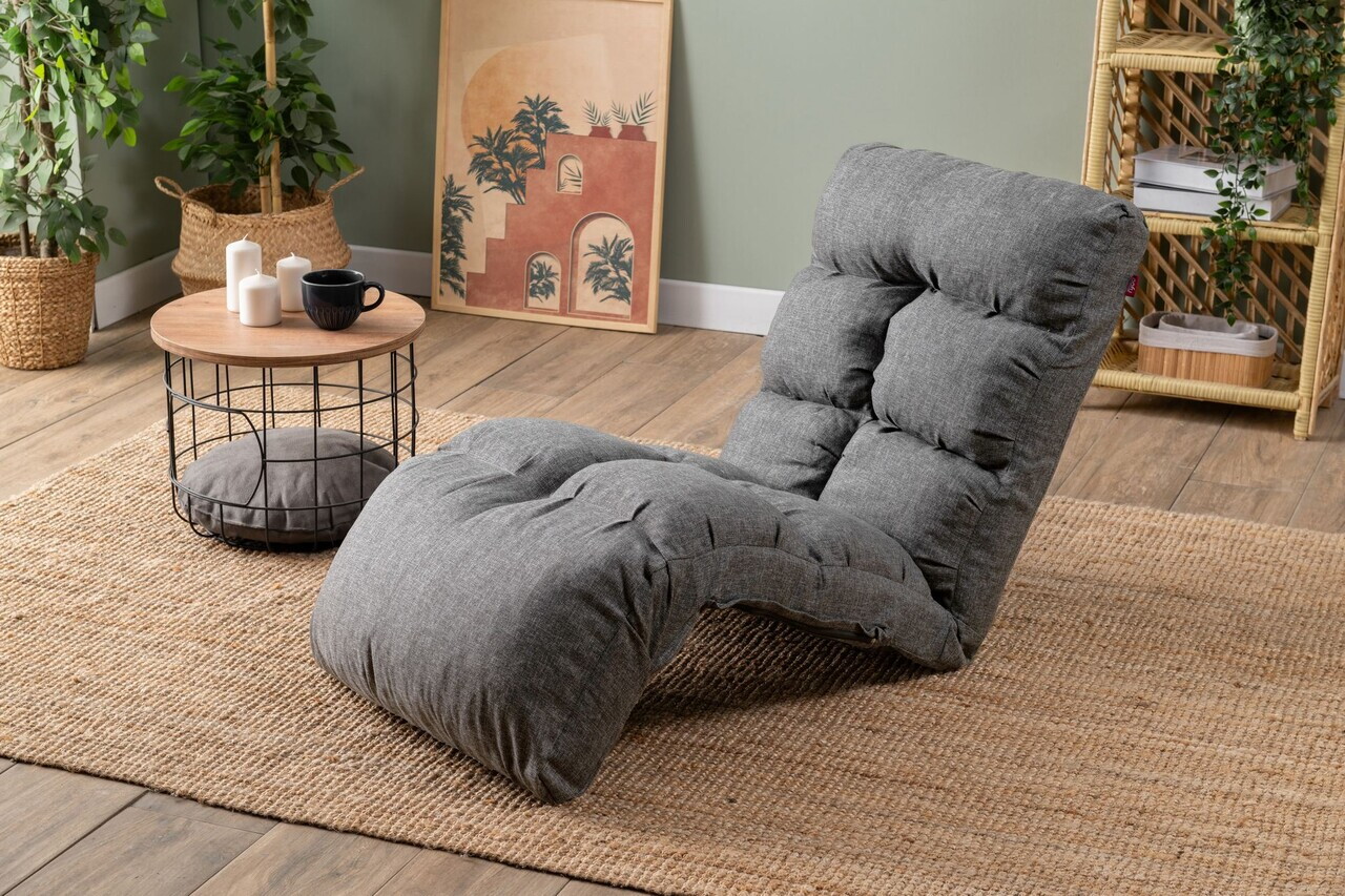 Fotoliu extensibil Atelier del Sofa 859FTN2350 Metal Gri deschis
