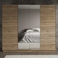 Dulap pentru haine, Cordelia, FRN-7003, Maro