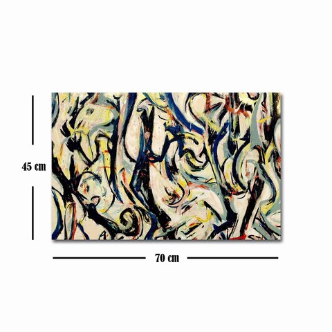 Tablou decorativ, FAMOUSART-045, Canvas, Dimensiune: 45 x 70 cm, Multicolor