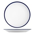 Serviciu de masa, 24 piese, Kutahya Porselen, EO24Y23616, portelan, alb/bleumarin