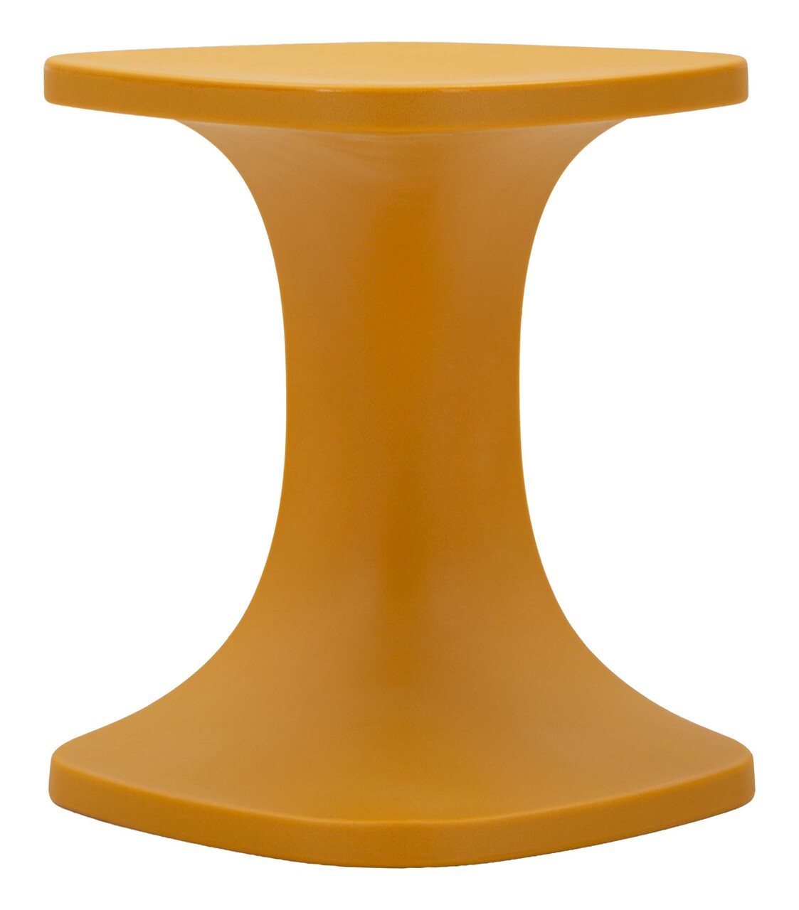 Masuta de cafea, Mauro Ferretti, Ibiza, 42x42x52 cm, utilizare interior / exterior,  plastic, mustar - view 6