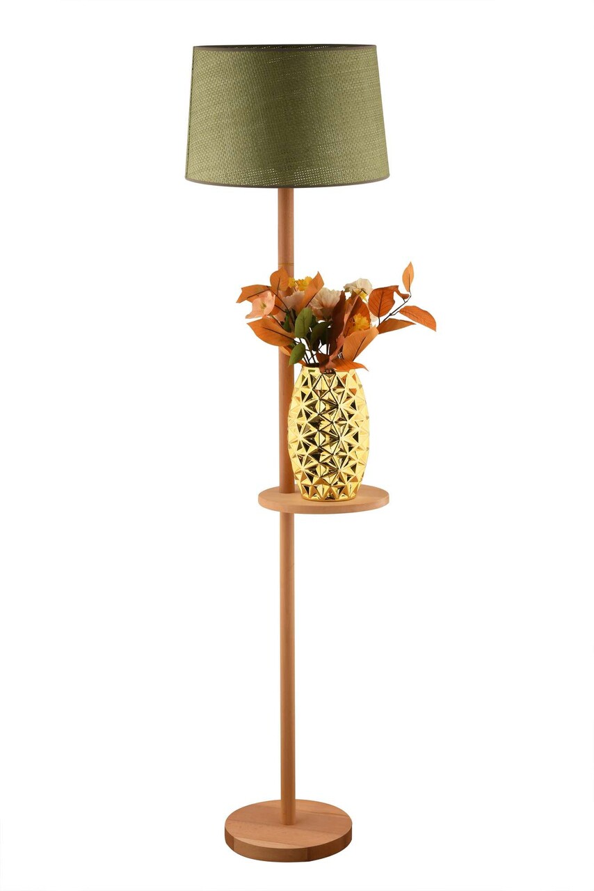 Lampadar, L'essentiel Maison, 433NUV1520, Verde / Stejar - view 3