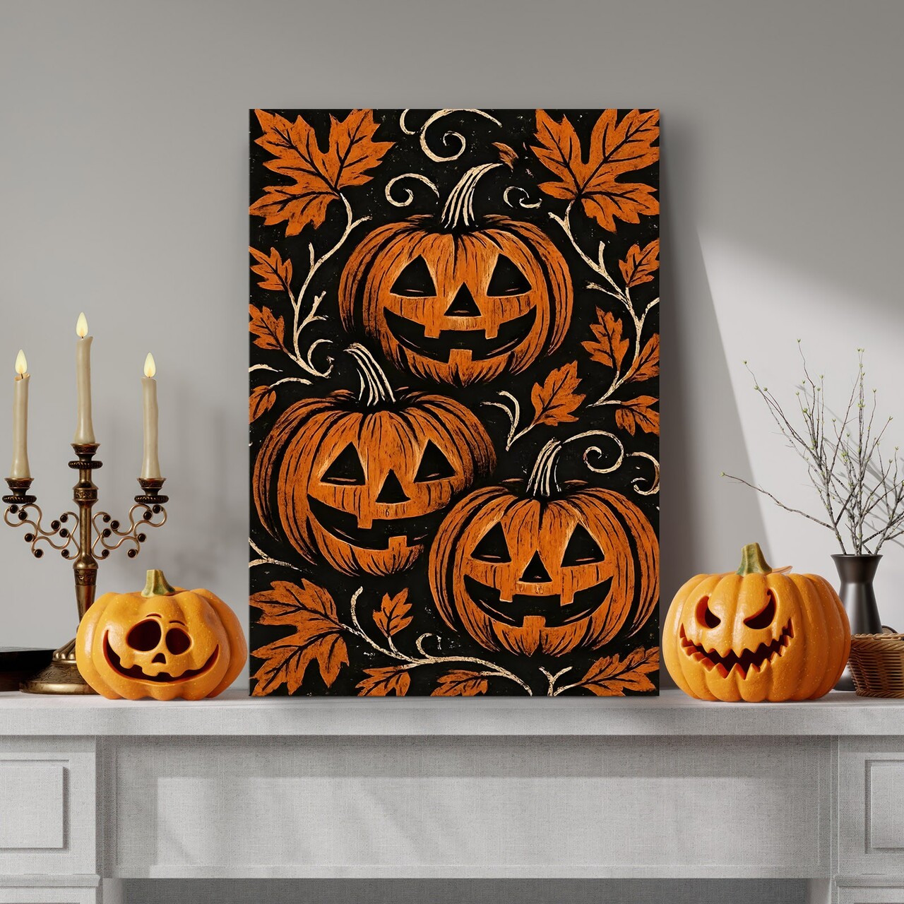Tablou decorativ, 70100HALC-009, Material: Pânză de poliester, Multicolor