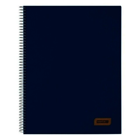 Caiet cu inele, safta, 542035064, a4, 120 foi, hartie, bleumarin