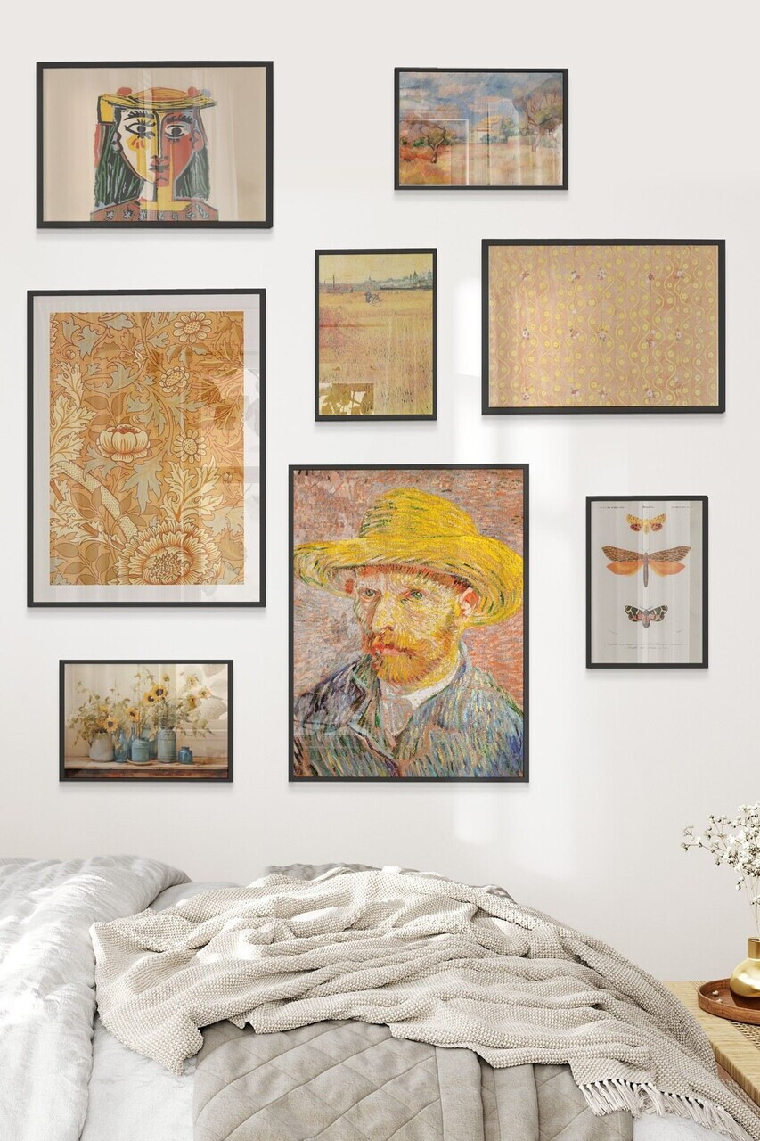 Tablou decorativ, Çgs-059-Black-Kck, Lemn masiv, Față: 100% PVC STICLĂ, Multicolor - view 2
