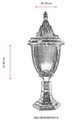 Lampa de exterior, Avonni, 685AVN1239, Plastic ABS, Maro