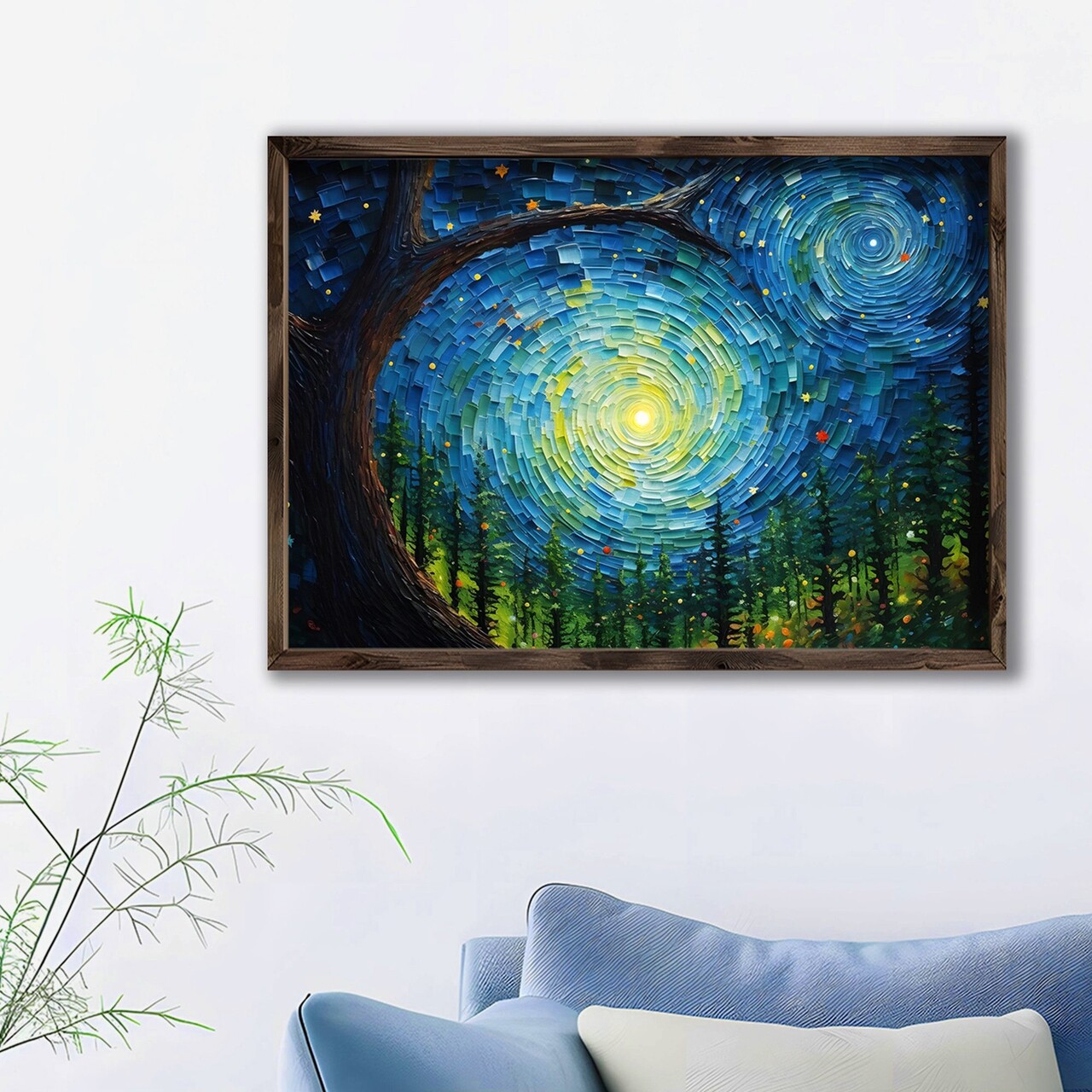 Tablou decorativ AI111 Cadru: 100% MOLID Multicolor