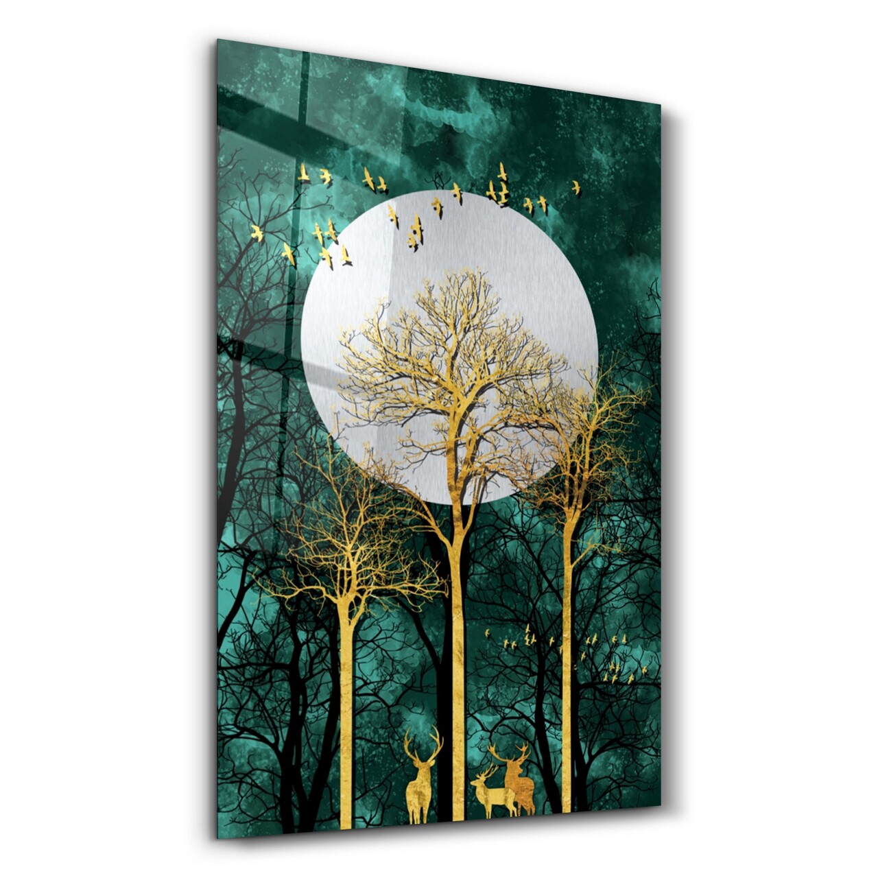 Tablou decorativ, CAM-1066, Dimensiuni: 46 x 72 cm, Multicolor - view 5