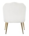 Fotoliu Shell, Mauro Ferretti, 65x69x84 cm, catifea, crem