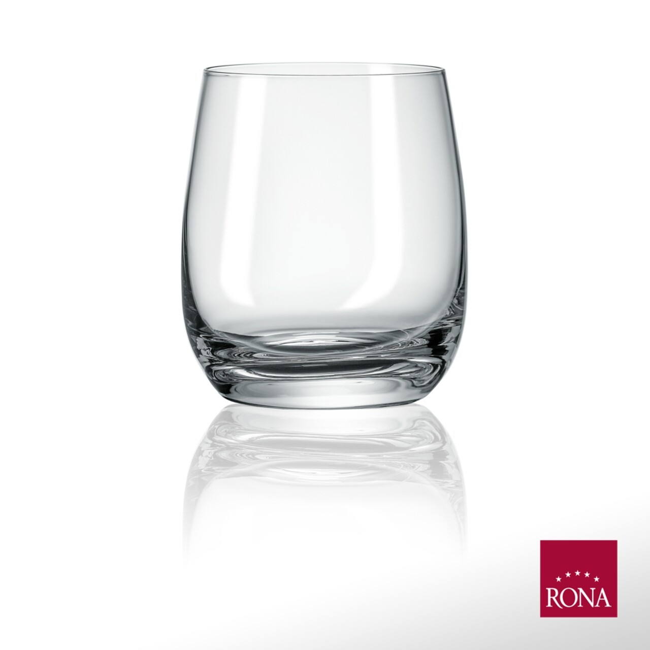 Set 6 pahare pentru whisky Cool, Rona, 360 ml, sticla, transparent