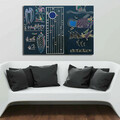 Tablou decorativ, 70100KANDINSKY026, Canvas, Lemn, Multicolor