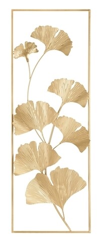 Decoratiune de perete 3d lexy b, mauro ferretti, 31x89.5 cm, fier
