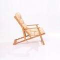 Set mobilier de gradina 3 piese, Meya Dekor, MY007, Maro / Crem