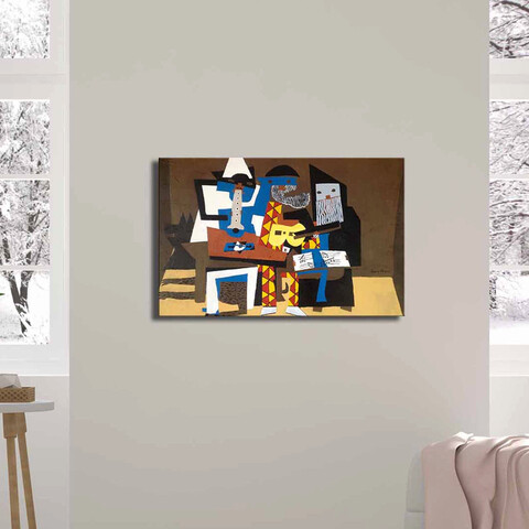 Tablou decorativ, famousart-10, canvas, dimensiune: 45 x 70 cm, multicolor