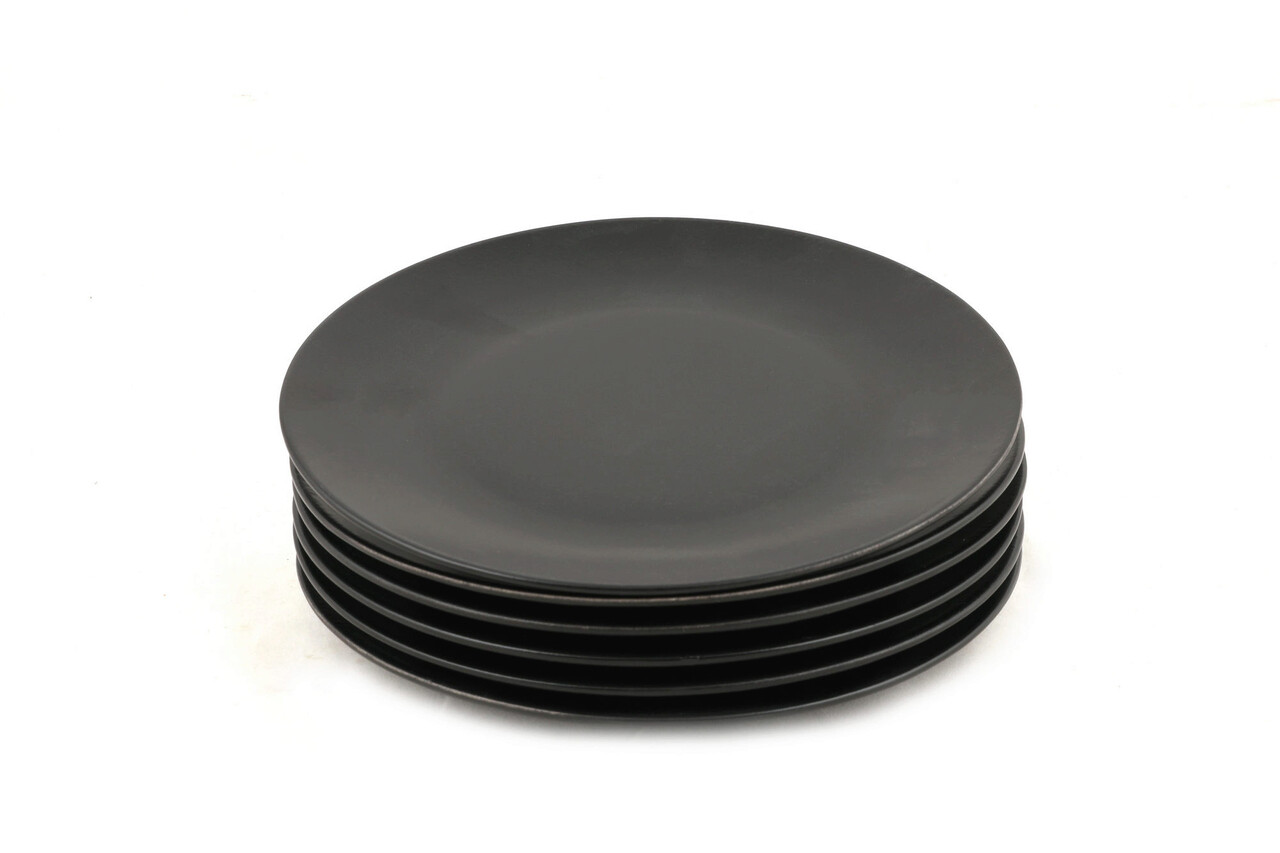 Set platouri pentru servire, Keramika, 275KRM1359, Ceramica, Negru mat