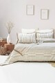 Set cuvertura pique dubla, Lia - Beige, Şaheser, Bumbac