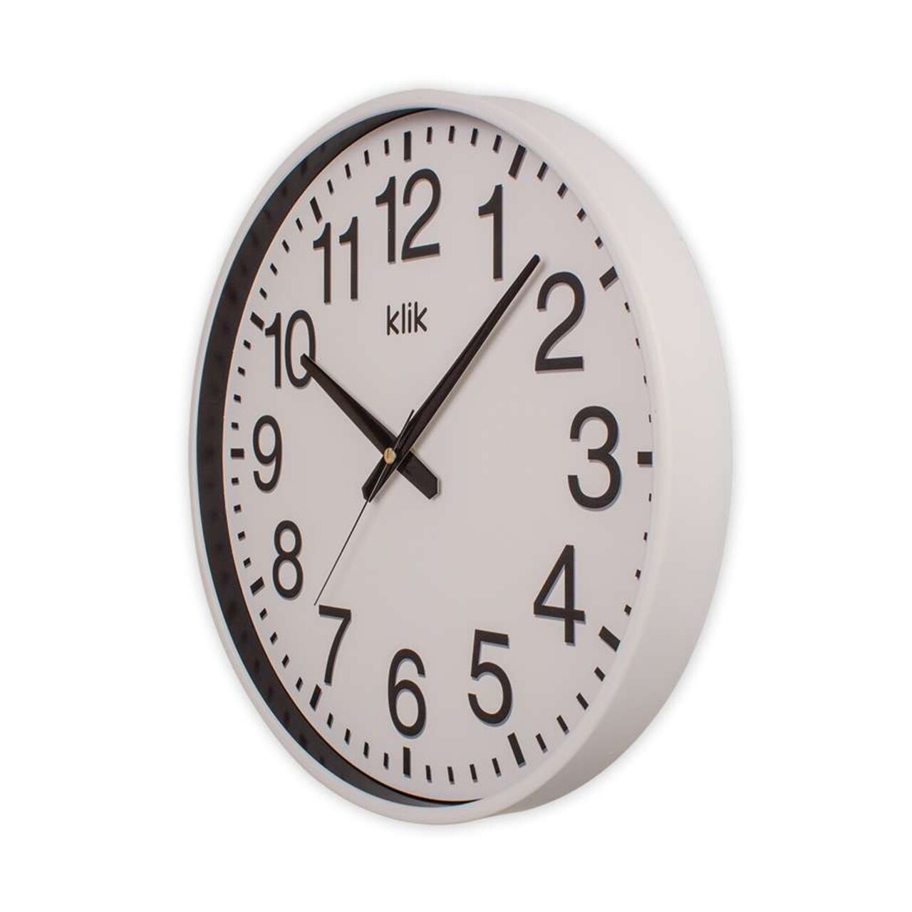 Ceas de perete decorativ, Simplex, Dimensiune: 38 x 38 cm, Alb - view 2