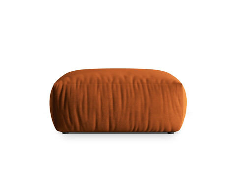 Taburet, Chris-184, Micadoni Home, 100x85x43 cm, catifea, teracota