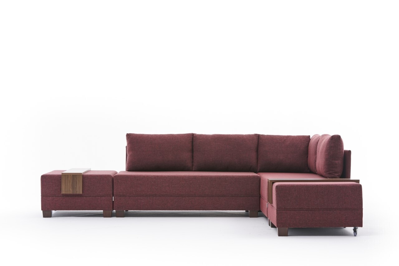 Coltar, Atelier del Sofa, 613LFS1162, Rosu claret — imaginea 5