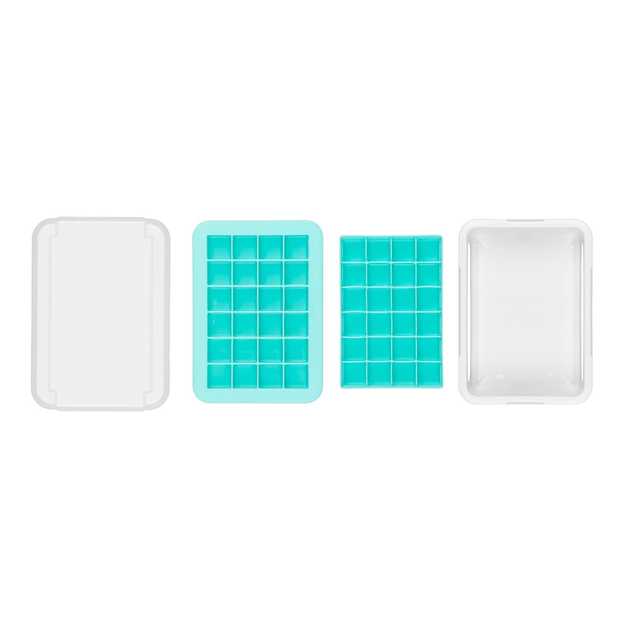 Set 2 forme pentru 48 cuburi de gheata, silicon, "Good Grips" - OXO - imagine 6