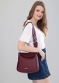 Geanta Beverly Hills Polo Club, 777, piele ecologica, visiniu