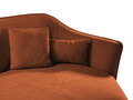 Coltar dreapta 5 locuri, Hailey, Micadoni Home, 292x138x79 cm, tesatura boucle, gri deschis