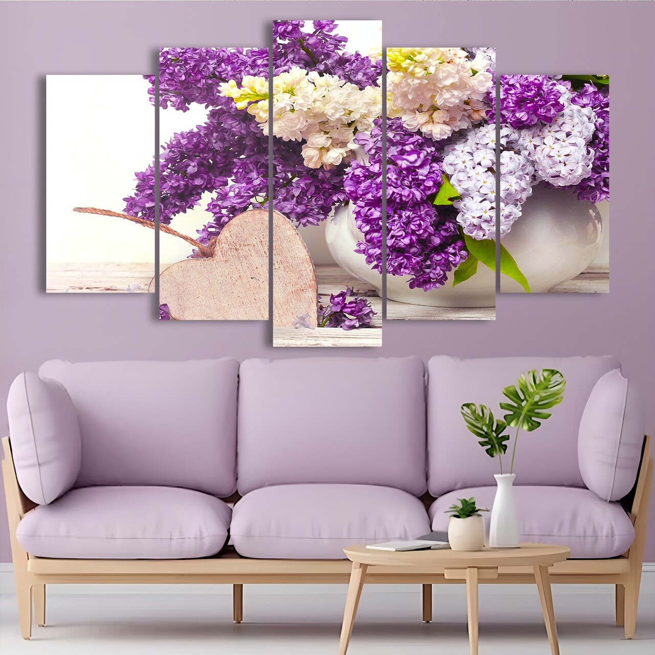 Set 5 tablouri decorative 5DRCCK021_60100 (100 x 60) 3 mm Multicolor