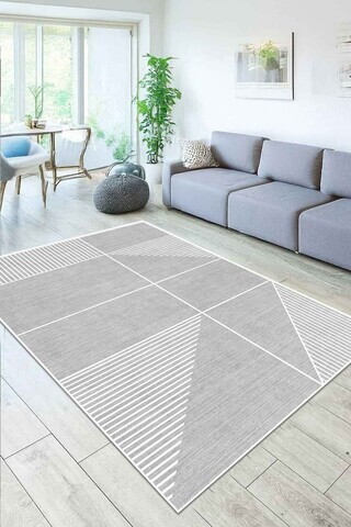 Covor, CLR-7350-Gri-40, 160x300 cm, Poliester, Gri