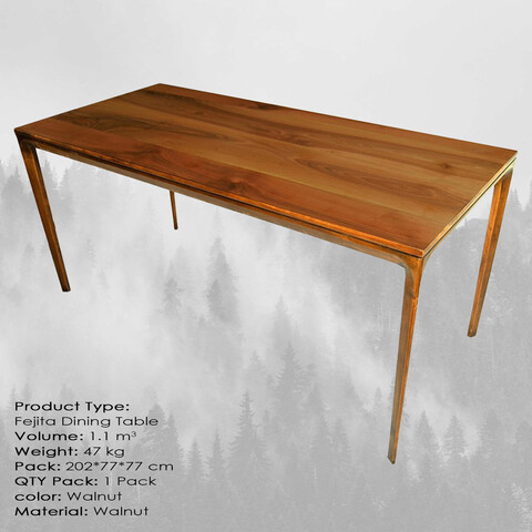 Masa, Massive Design, Fejita Large, 200x75x75 cm, Nuc Massive Design