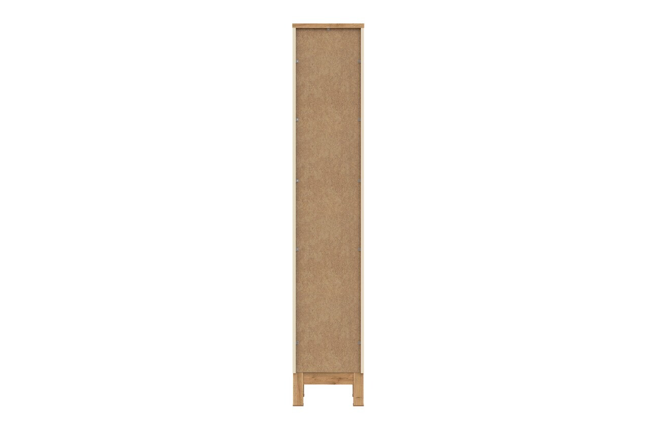 Set mobilier baie Bali Cashmere Natural Wotan 60 cm HC, dulap inalt si masca lavoar, Comad, MDF/PAL, casmir - view 6