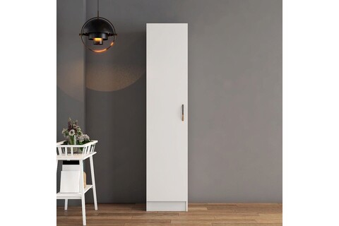 Dulap pentru haine, Tanmob, GRD0301, 46.5×181.8×40 cm, PAL , Alb 46.5x181.8x40 imagine 2022