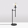 Lampa de masa, Step - 13072, Fulgor, 18 x 24 x 66 cm, 1 x E14, 40W, negru