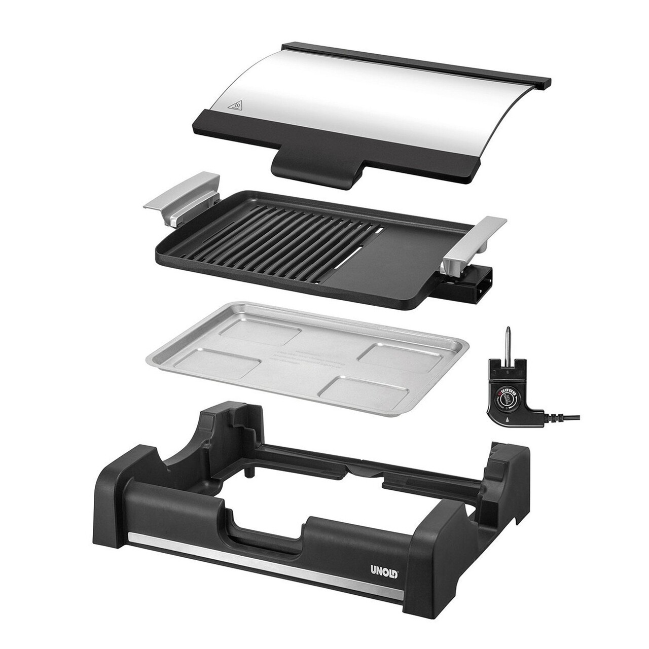 Gratar electric Edel, Unold, 35.4 x 25.4 cm, 1650 W - view 5