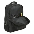 Rucsac pentru laptop si tableta cu iesire usb, Safta, 30 x 43 x 16 cm, nailon/pvc, negru